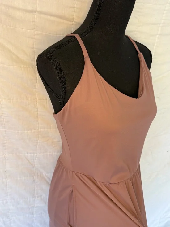 Mauve Spaghetti Strap Maxi Dress - Picture 3 of 5